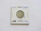 1867 5 Cent Shield