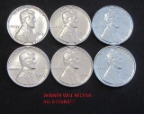 6 SHEET WHEAT CENTS