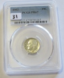 1952 SILVER DIME PCGS PROOF 67
