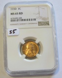 1930 WHEAT CENT NGC MS 65 RED
