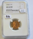 1946-S WHEAT CENT NGC 66