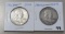 Lot of 2 - 1954D & 1963D Franklin Half Dollar