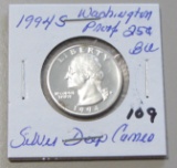 1994S Washington Silver Proof Quarter Deep Cameo - BU