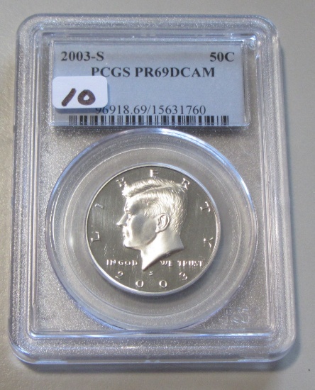 2003-S KENNEDY PCGS PROOF 69