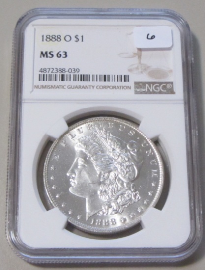 $1 1880O MORGAN NGC MS 63