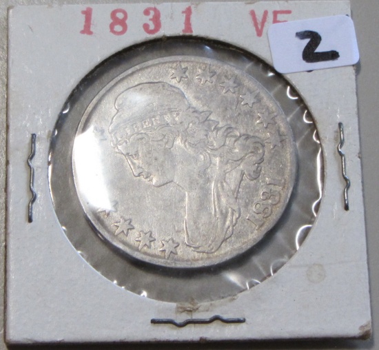 1831 CAPPED BUST HALF 50C