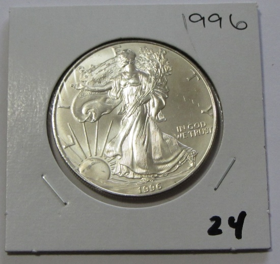 1996 BETTER DATE SILVER AMERICAN EAGLE