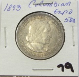1893 Columbian Commemorative Silver Half Dollar 