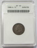 1908-S BETTER DATE INDIAN HEAD ANACS XF 40
