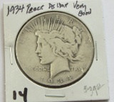 1934 $1 PEACE