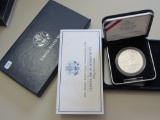 SILVER PROOF $1 LIBERTY OLYMPIC 2002