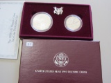 1992 OLYMPIC COINS PROOF SILVER $1 SET