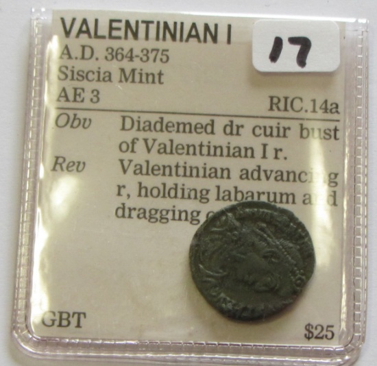 HIGH GRADE VALENTINIANI I ANCIENT 364 AD