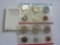 KENNEDY 1964 SILVER UNCIRCULATED MINT SET P AND D MINTS