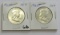 Lot of 2 - 1963-P Franklin Half Dollar