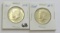 Lot of 2 - 1964 Kennedy Silver Half Dollar BU