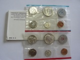 KENNEDY 1964 SILVER UNCIRCULATED MINT SET P AND D MINTS