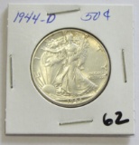 1944-D Walking Liberty Half Dollar