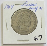 1904 Barber Half Dollar