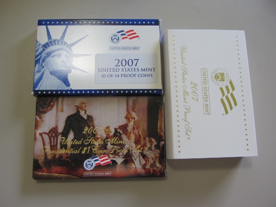 2007 DOUBLE PROOF SET