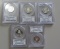 SILVER PROOF QUARTER LOT PCGS