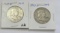 Lot of 2 - 1950-D & 1953-D Franklin Half Dollar