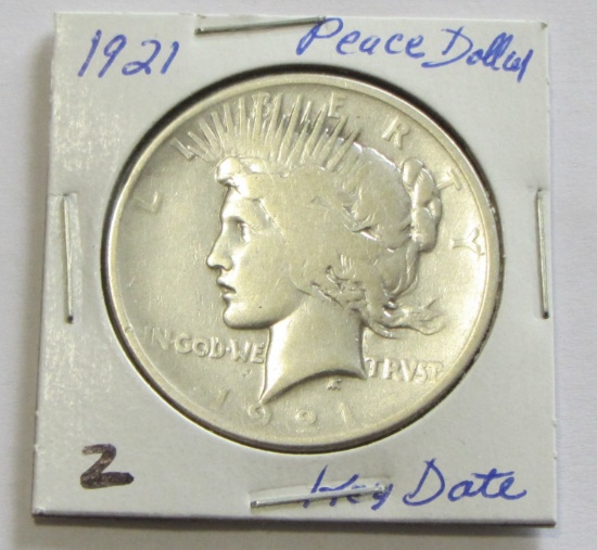 1921 Peace Dollar - Key Date