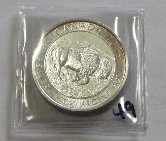 2015 Silver .9999 Canada 5 Dollar