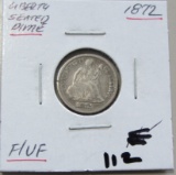 1872 SEATED DIME