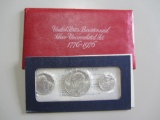 1976 SILVER BICENTENNIAL SET RED ENVELOPE