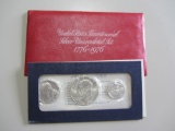 1976 SILVER BICENTENNIAL SET RED ENVELOPE