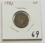 1882 XF INDIAN HEAD CENT