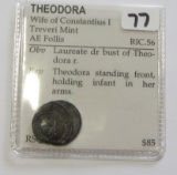 THEODORA ANCIENT ROMAN COIN