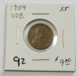 1909 VDB WHEAT CENT