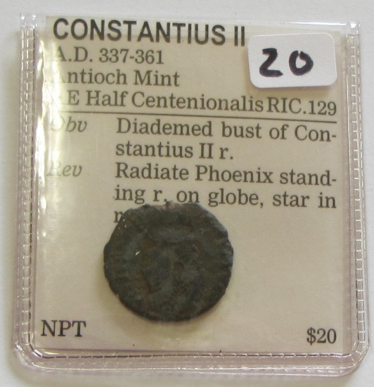 CONSTANTIUS II ANCIENT ROMAN COIN