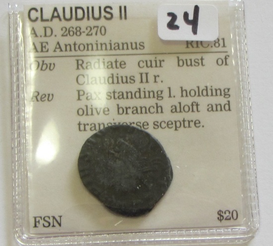 CLAUDIUS II ANCIENT ROMAN COIN