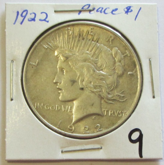 1922 Peace Dollar