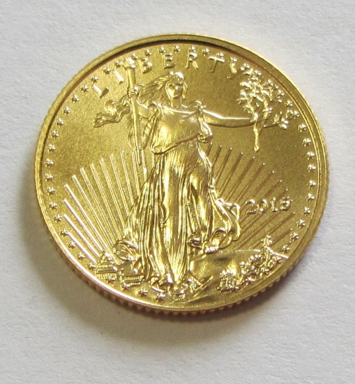 2015 Gold Liberty 5 Dollar BU