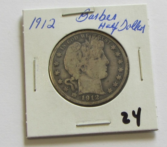 1912 Barber Half Dollar 
