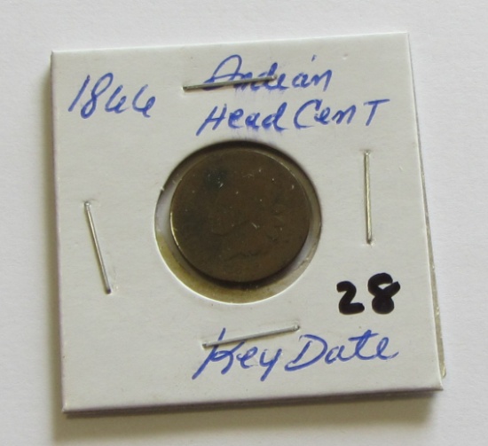 1866 Indian Head Cent - Semi Key Date