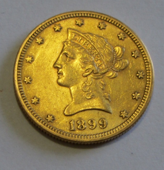 $10 1889 GOLD EAGLE