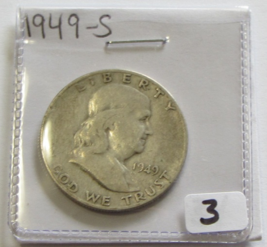 1949-S FRANKLIN HALF BETTER DATE