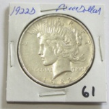 1922-D Peace Dollar 