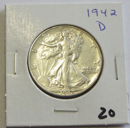 1942-D WALKING LIBERTY HALF