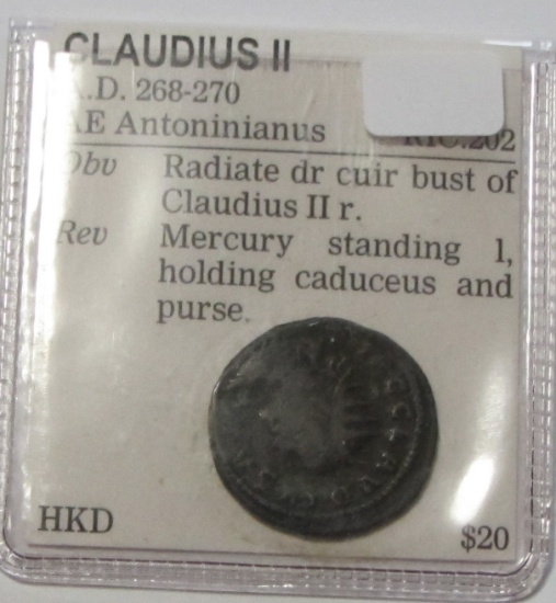 CLAUDIUS II ANCIENT 268AD