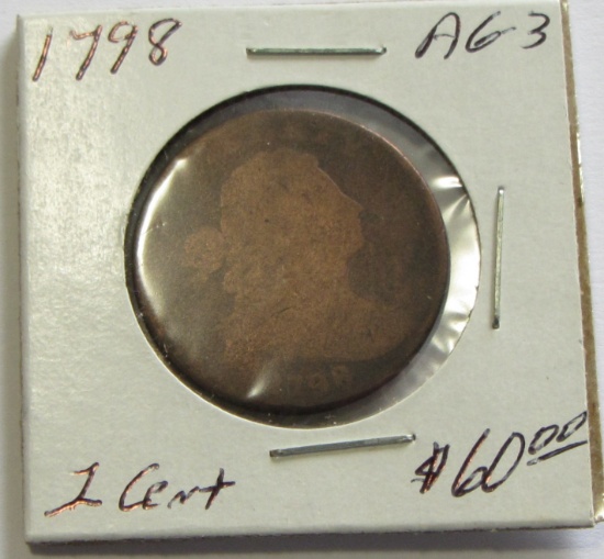 1798 LARGE CENT TOUGH DATE