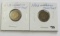 Lot of 2 - 1863 Indian Head Cent