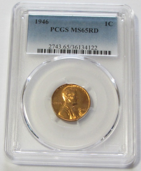 1946 WHEAT CENT PCGS 65 GEM