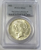 $1 1922 PEACE PCGS MS 62