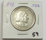 1893 Columbian Silver Commemorative Half Dollar